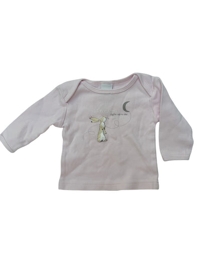 Guess How Much I Love You Pink Top NB