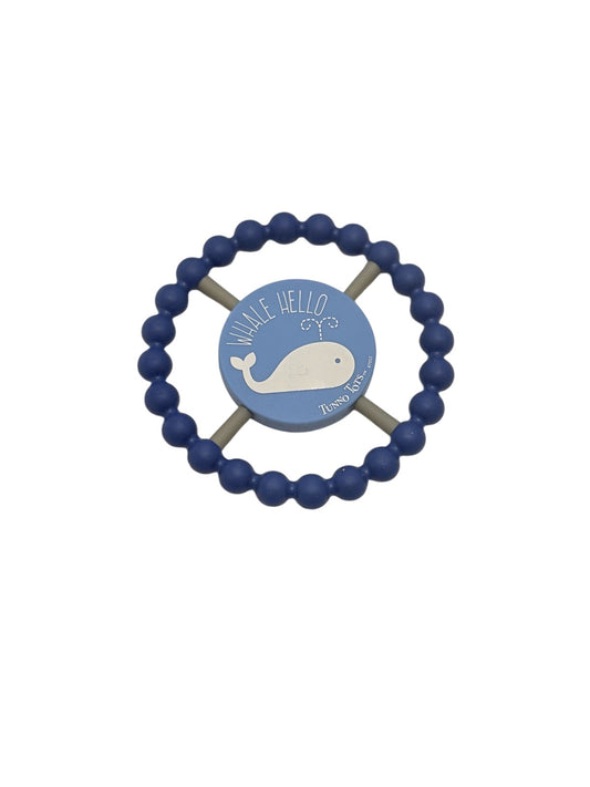 Tunno Tots Whale Hello Baby Teether Rattle