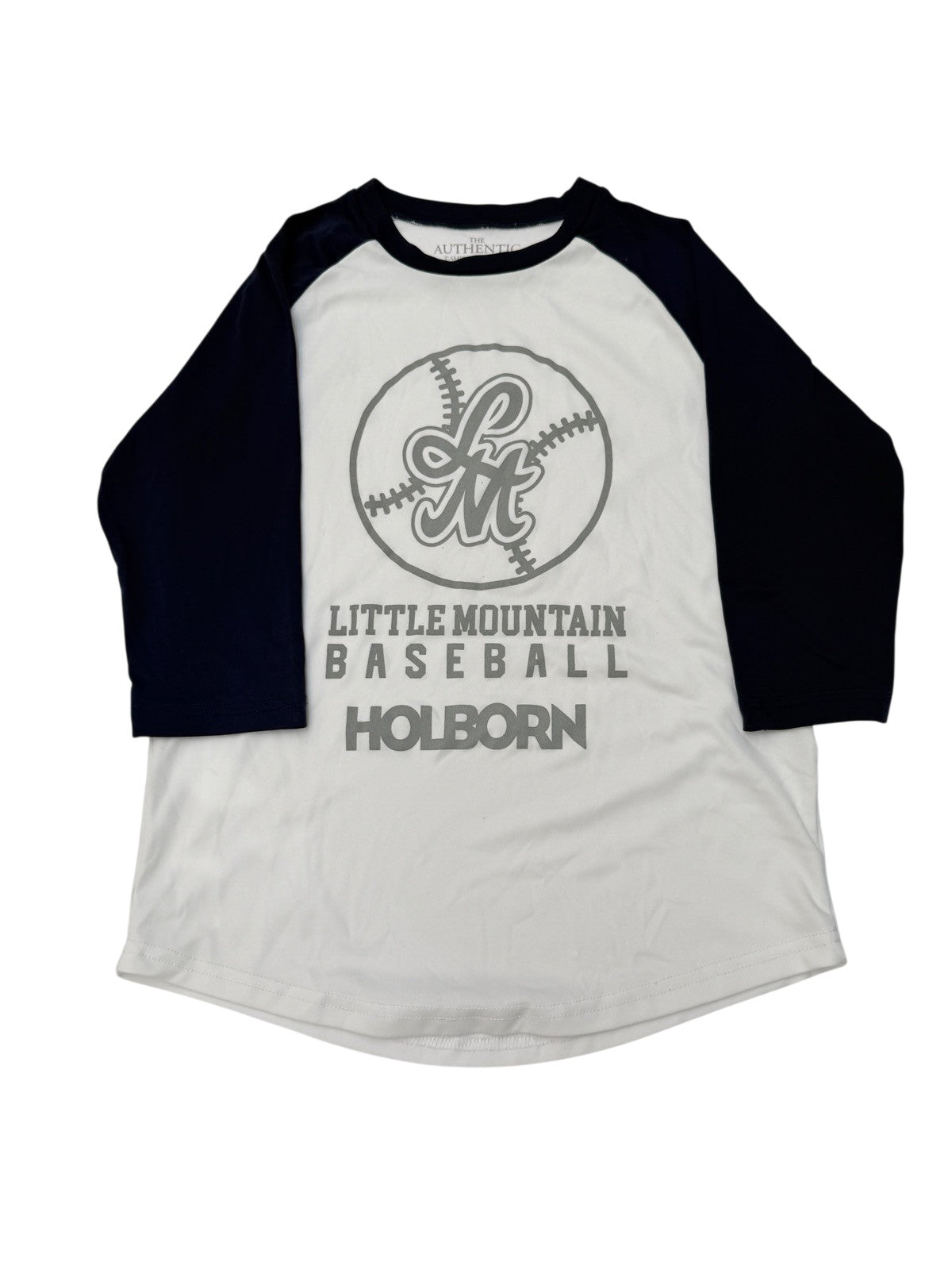 Authentic T-Shirt Co Baseball Raglan Tee Youth M