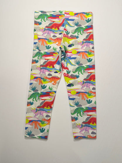 Boden Dinosaur Print Leggings 4-5Y