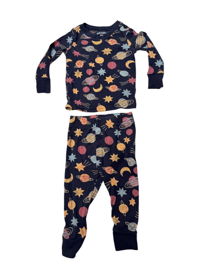 Old Navy Space Print Pajama Set 12-18M