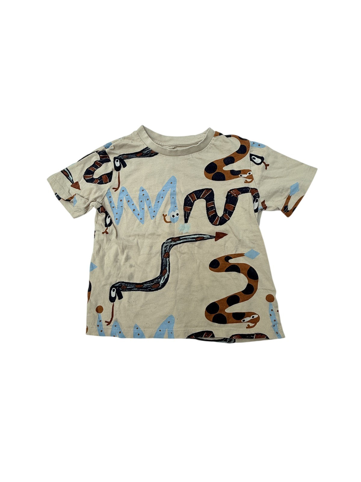 H&M Snake Print T-Shirt Size 2-4