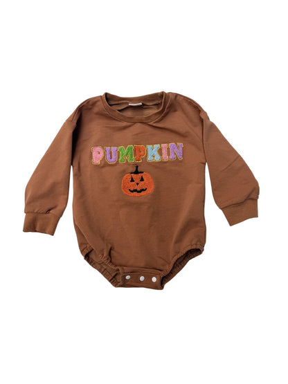 Pumpkin Halloween Long Sleeve Bodysuit 6-12M