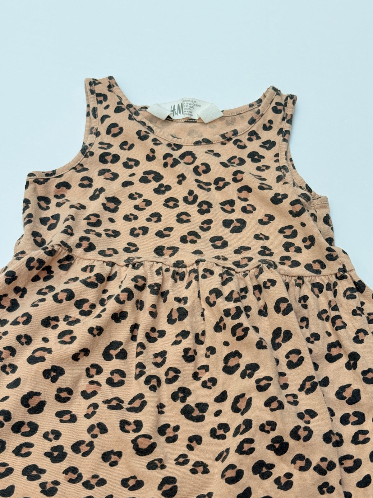 H&M Leopard Print Sleeveless Dress 2T