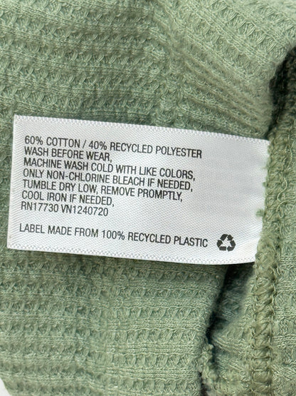Cloud Island Green Waffle Knit Leggings 3-6M