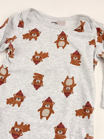 George Baby Bear Print Bodysuit 12-18M