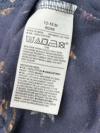Old Navy Space Print Pajama Set 12-18M