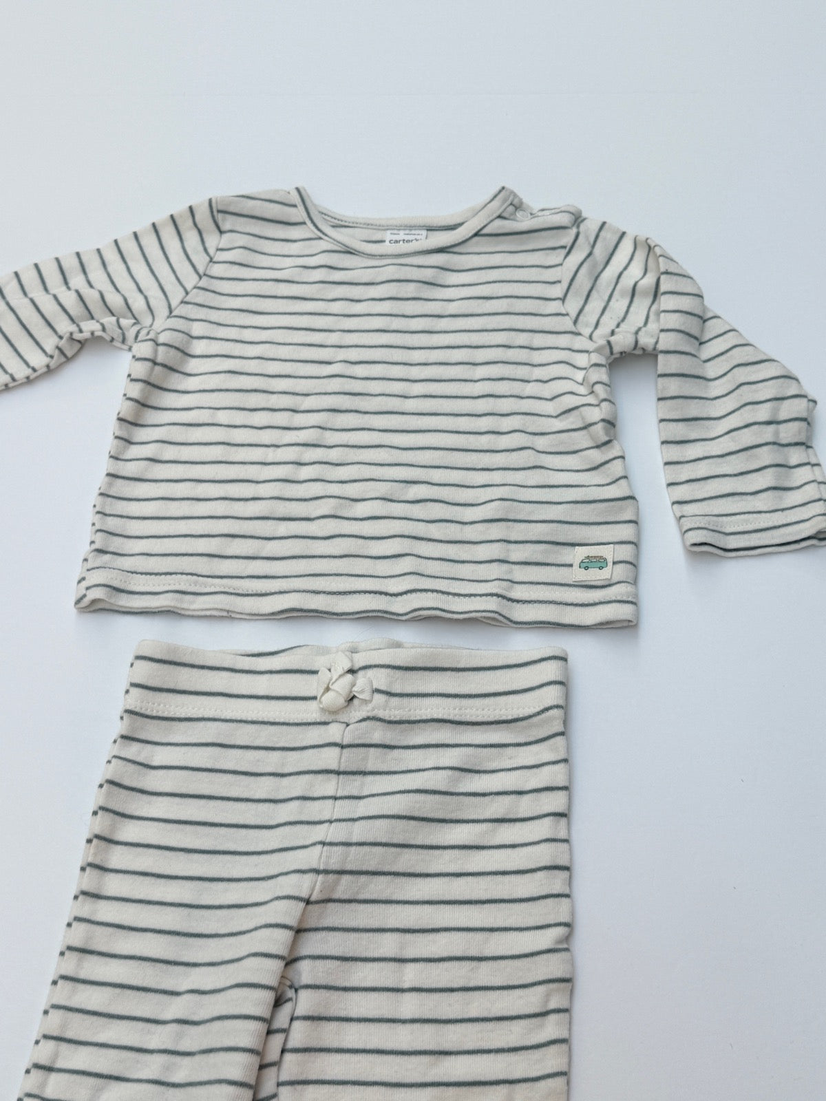 Carter's Striped Two-Piece Pajama Set 9M