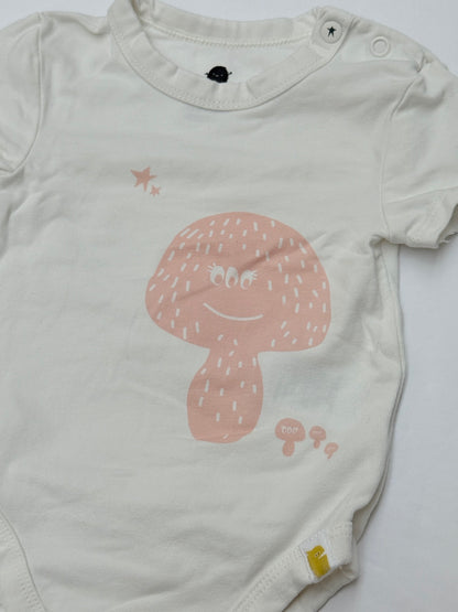 Rise Little Earthling Mushroom Bodysuit 3-6M