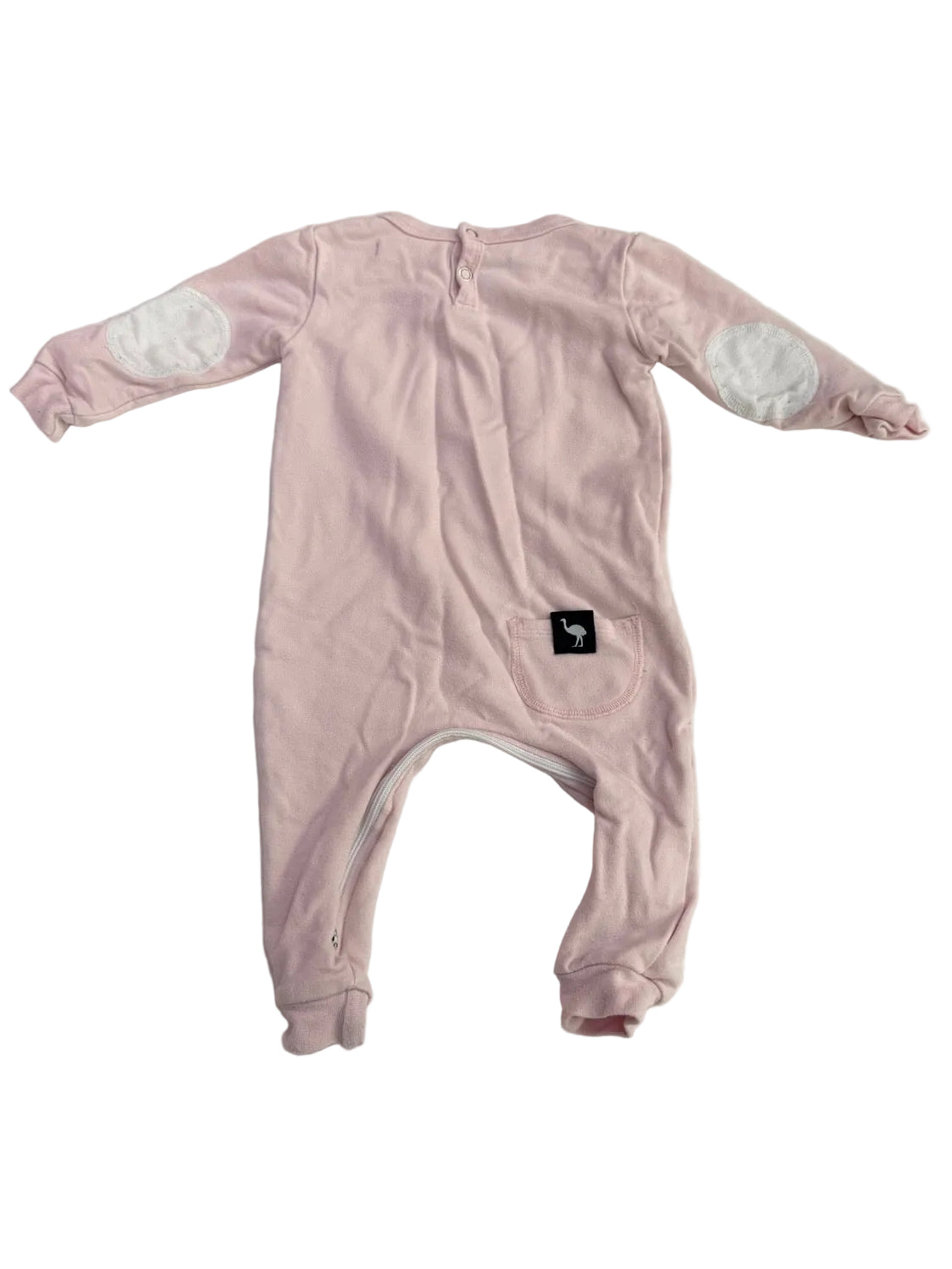 Os & Okes Pink Romper Sleeper 9-12m