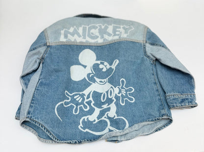 Zara Disney Mickey Mouse Denim Jacket 4T