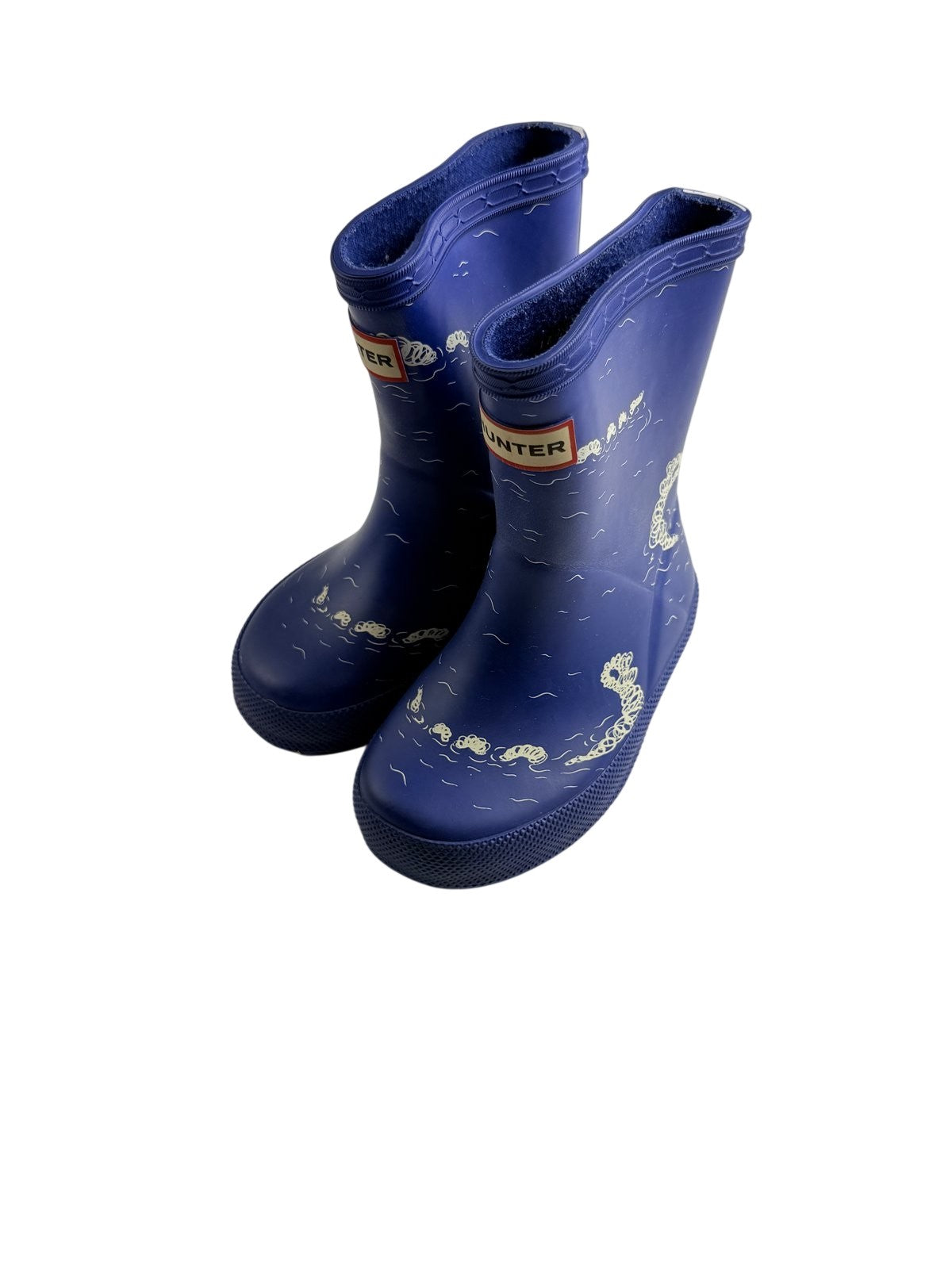 Hunter First Classic Blue Rain Boots Size US 5