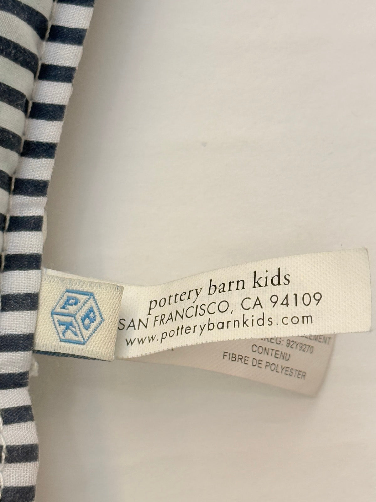 Pottery Barn Kids Striped Tooth Fairy Pillow