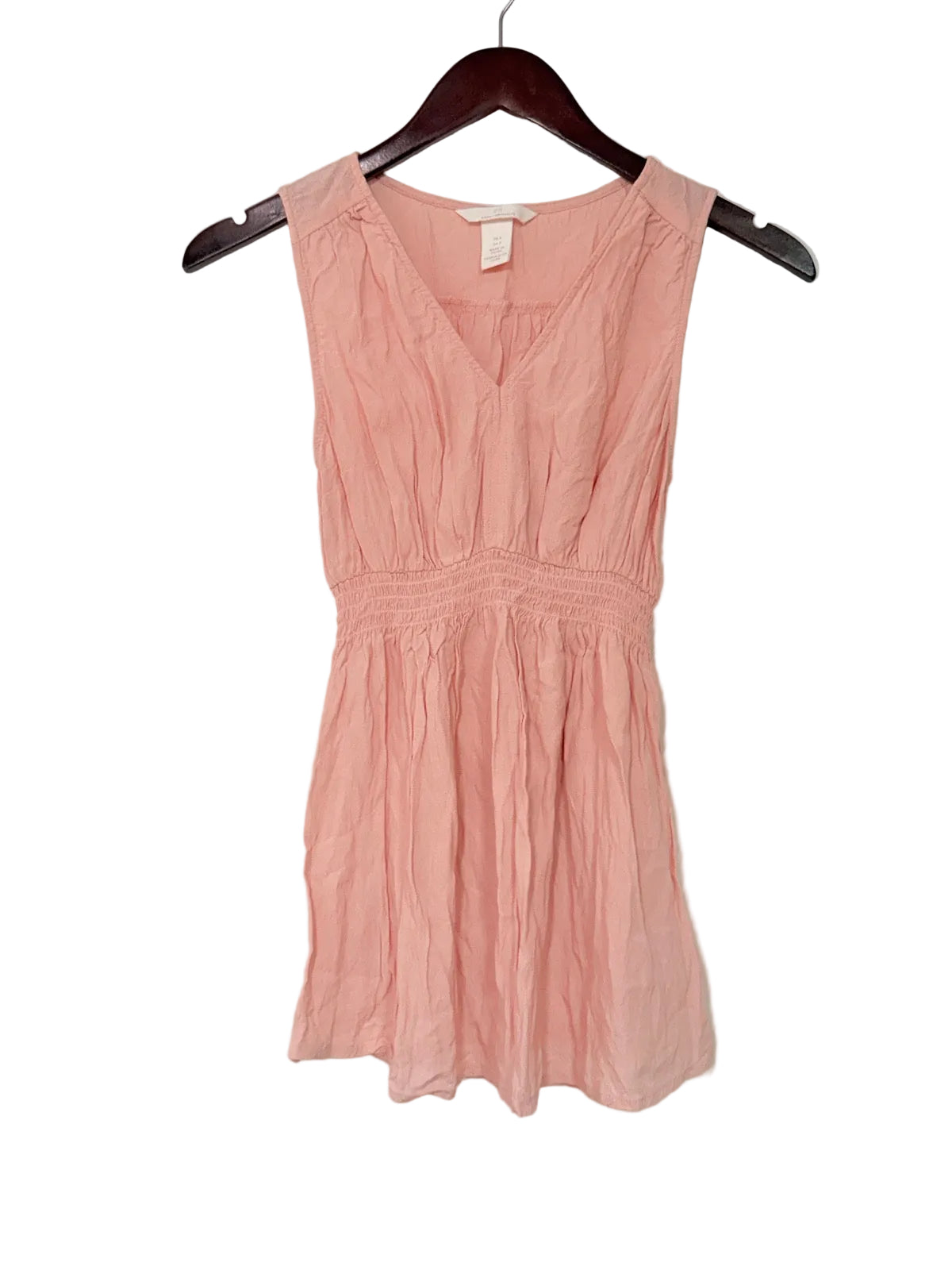 Robe de grossesse H&M Mama sans manches rose Taille S