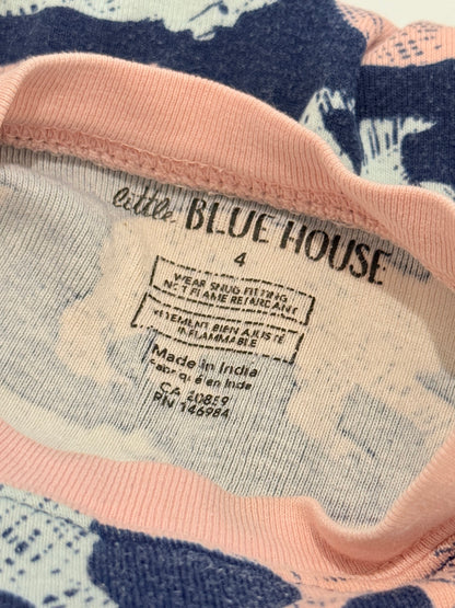 Little Blue House Bear Pajama Set Size 4