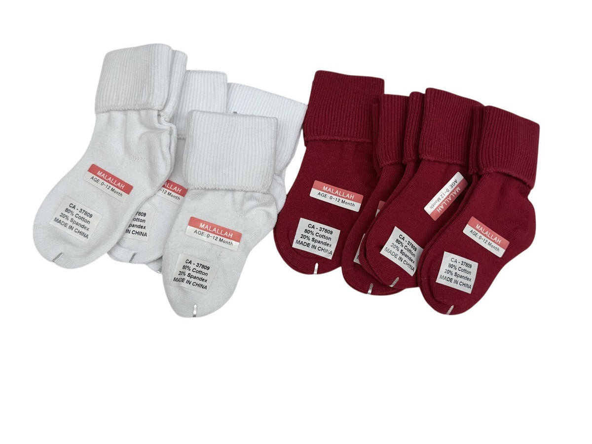 New Baby Socks 8pc Bundle 0-12M