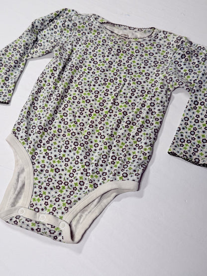 Carter's Floral Long Sleeve Bodysuit 24M