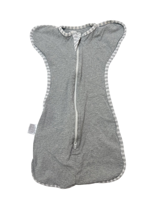 Insular Grey Striped Swaddle Sleep Sack S 5-6Y
