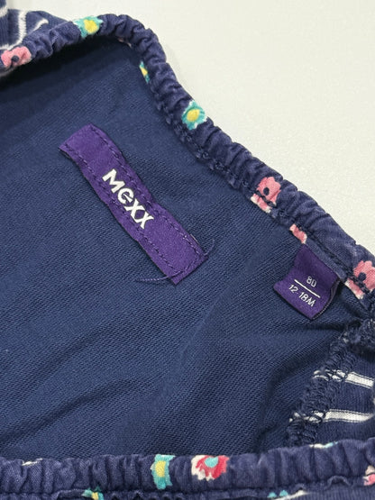 Mexx Navy Floral Ruffle Dress 12-18M