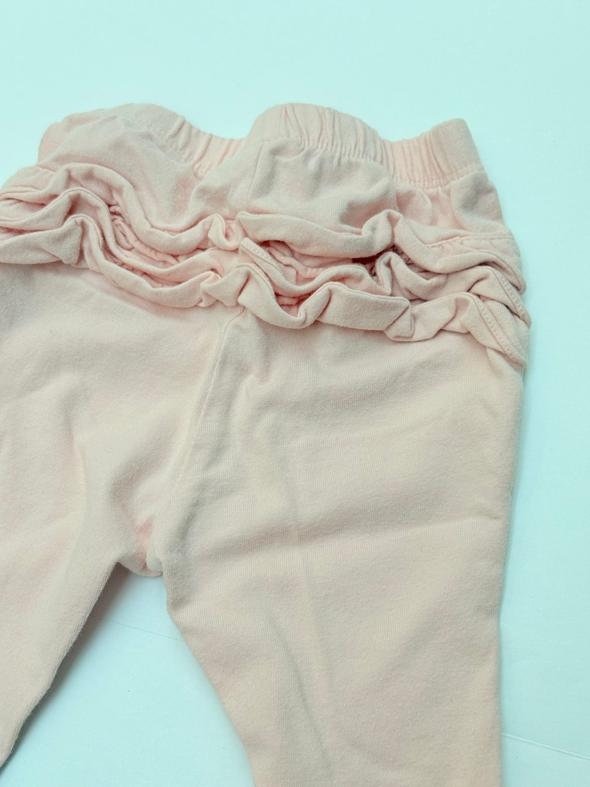 Old Navy Pink Ruffle Leggings 6-12M