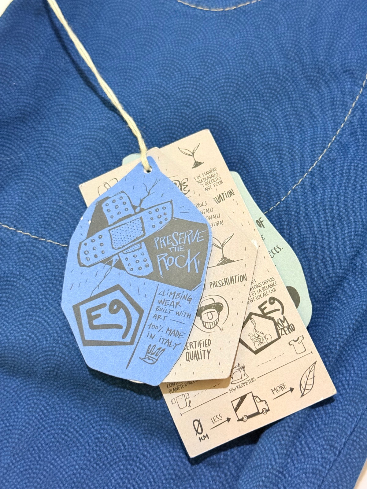 NWT - E9 Blue Climbing Pants 8Y
