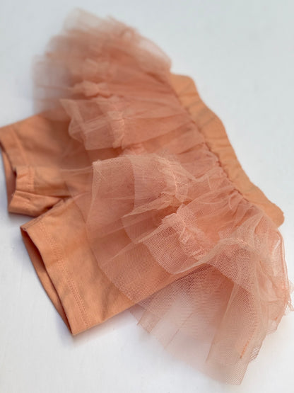 PL Baby Peach Tutu Shorts 3m