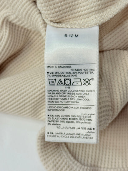 Old Navy Thermal Waffle Knit Bodysuit 6-12M