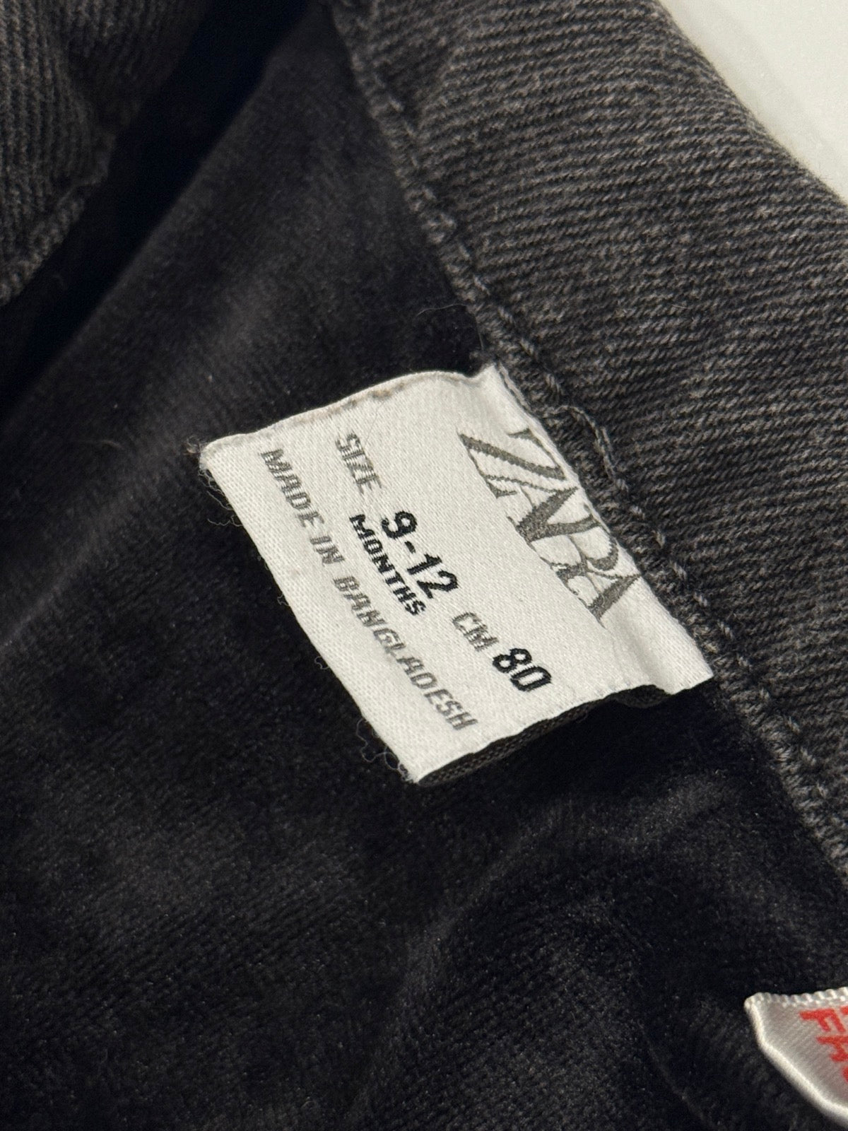 Zara Denim Corduroy Pocket Jacket 9-12M