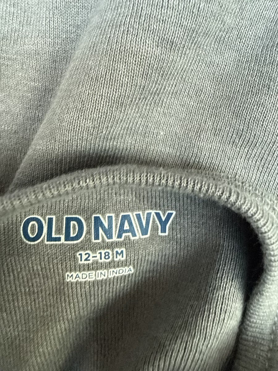 Old Navy Gray Bodysuit 12-18M