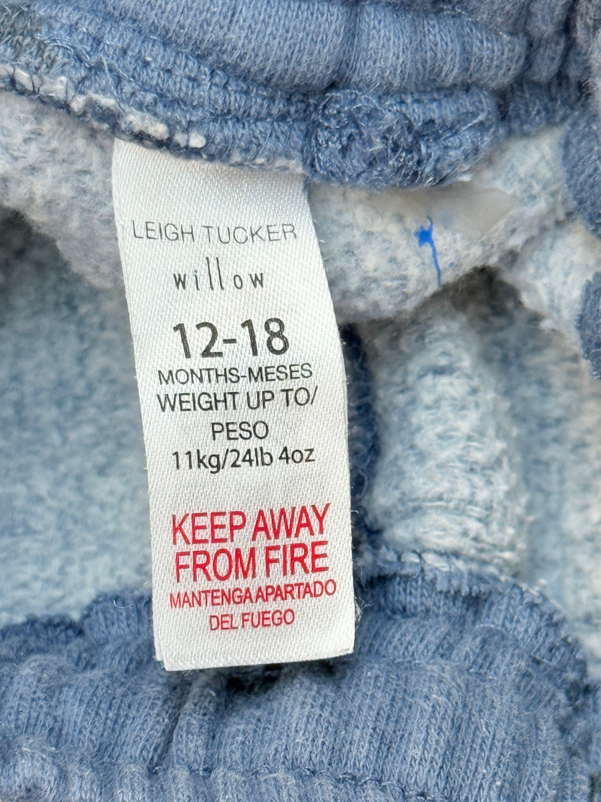 Leigh Tucker Willow Lightning Print Joggers 12-18M