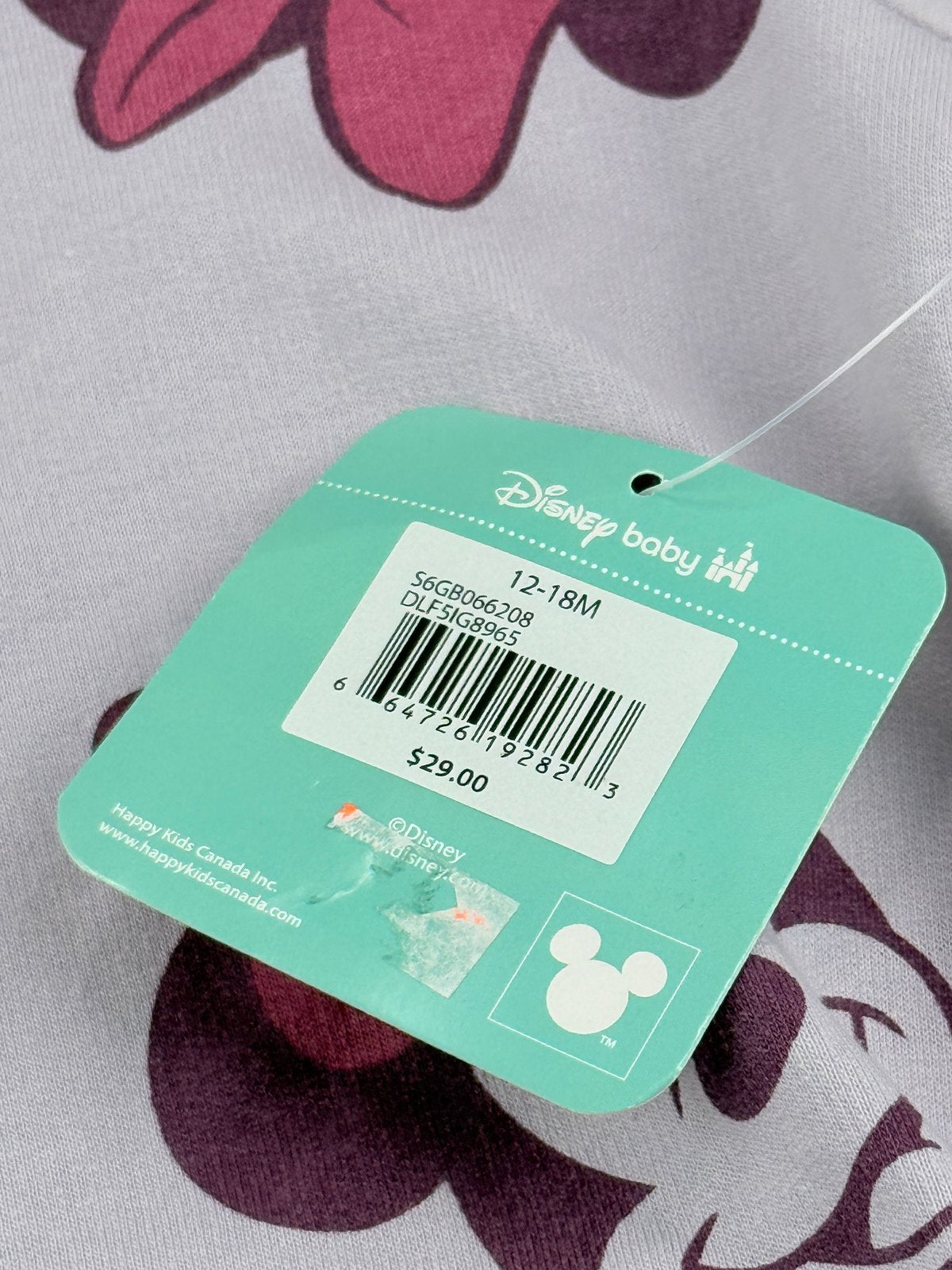 NWT - Disney Baby Minnie Mouse Sweatshirt Set 12-18M