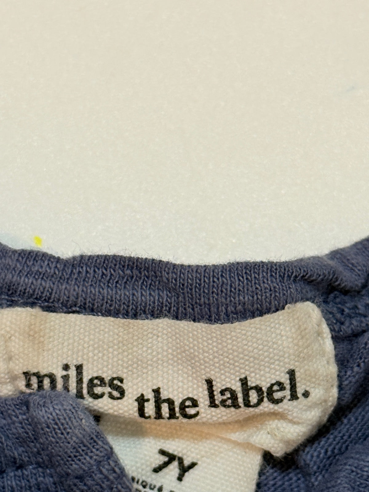 Miles the Label Blue Henley T-Shirt 6/7Y