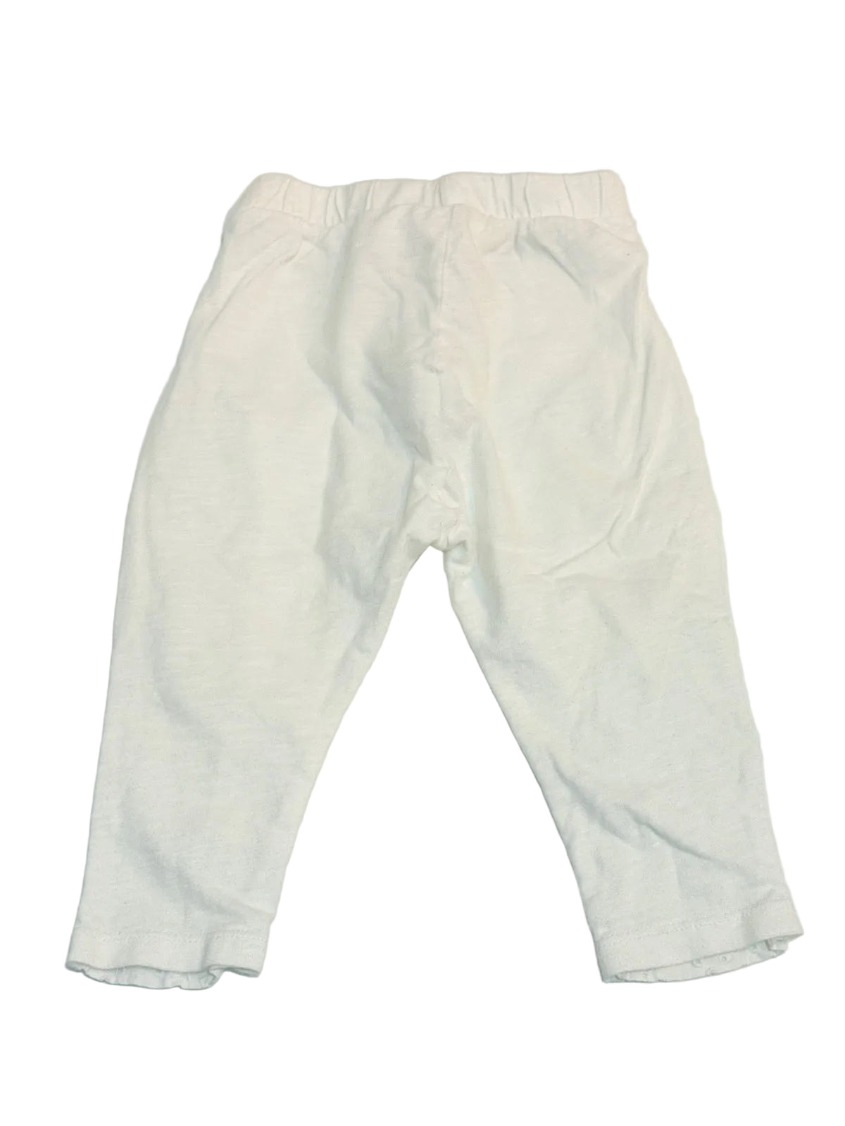 Zara Babygirl White Eyelet Pants 9-12m