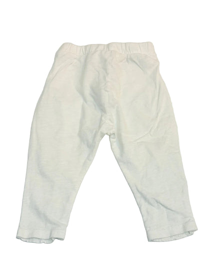 Zara Babygirl White Eyelet Pants 9-12m
