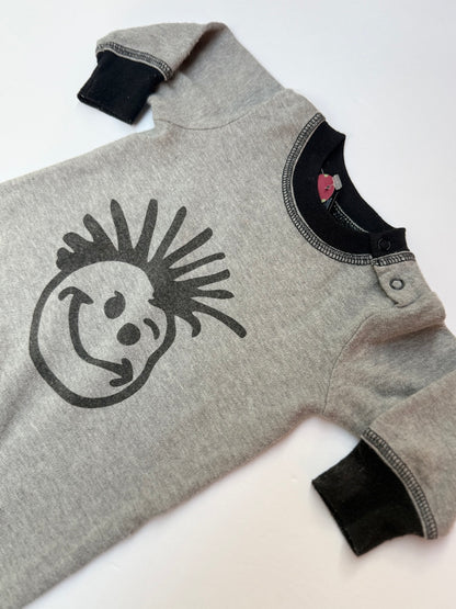 Knuckleheads Punk Face Romper Size S 3M