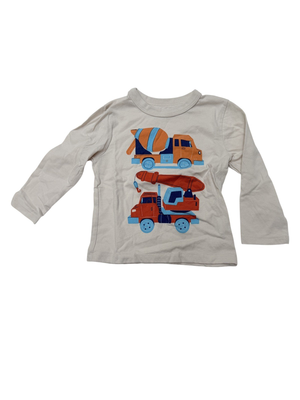 Children's Place Construction Truck T-Shirt 12-18M