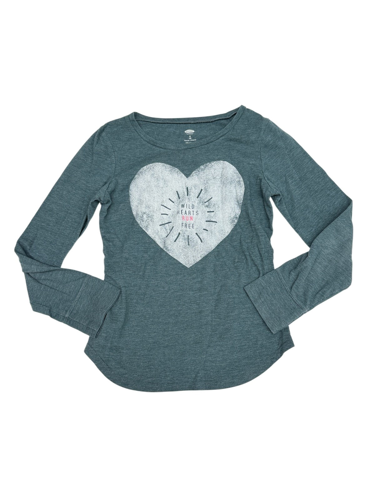 Old Navy Heart Graphic T-Shirt Size 8