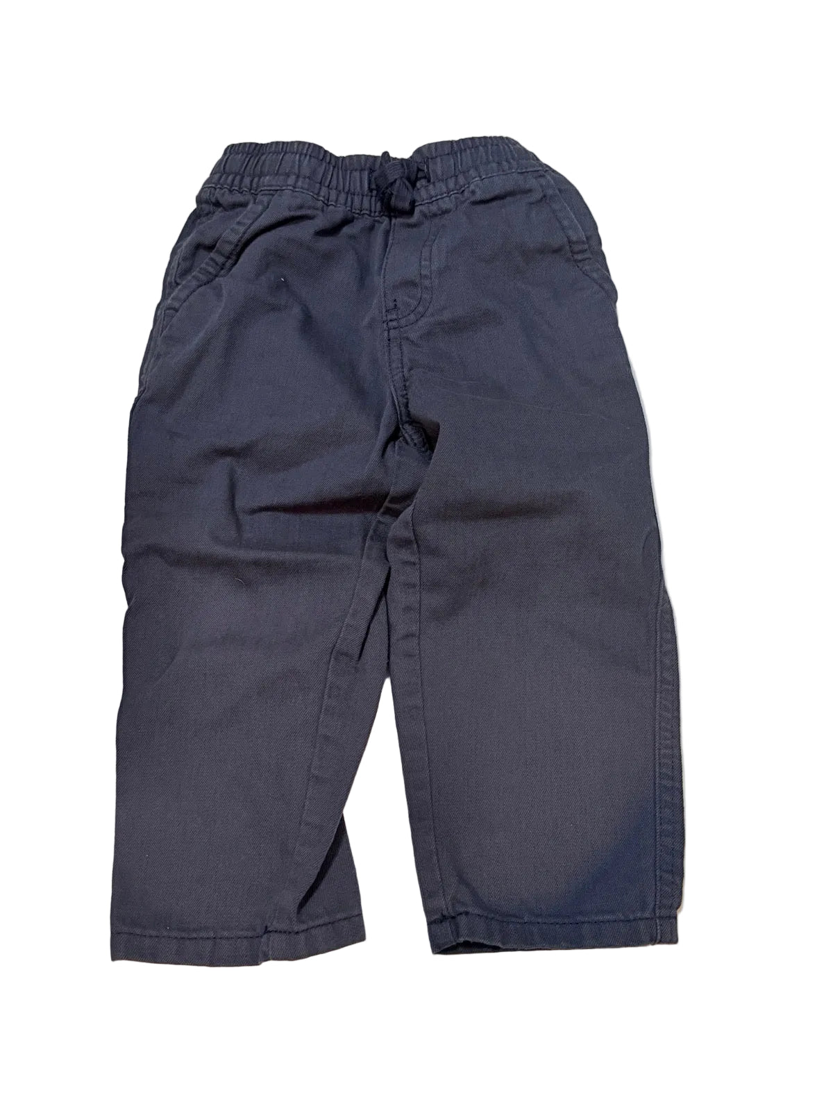 H&M Navy Loose Fit Tapered Pants 2T