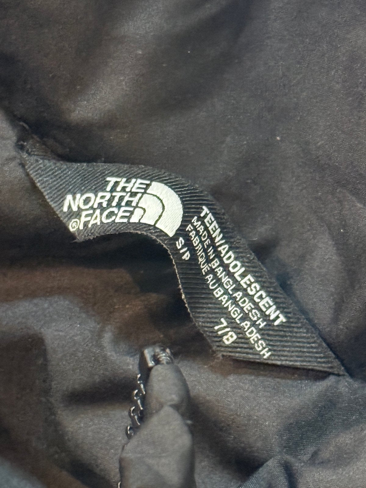 The North Face Black Puffer Jacket Size 7/8