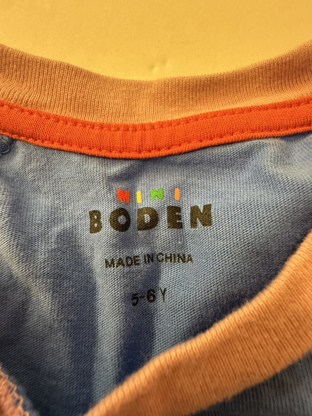 Mini Boden Raglan Stripe Long Sleeve Tee 5-6Y