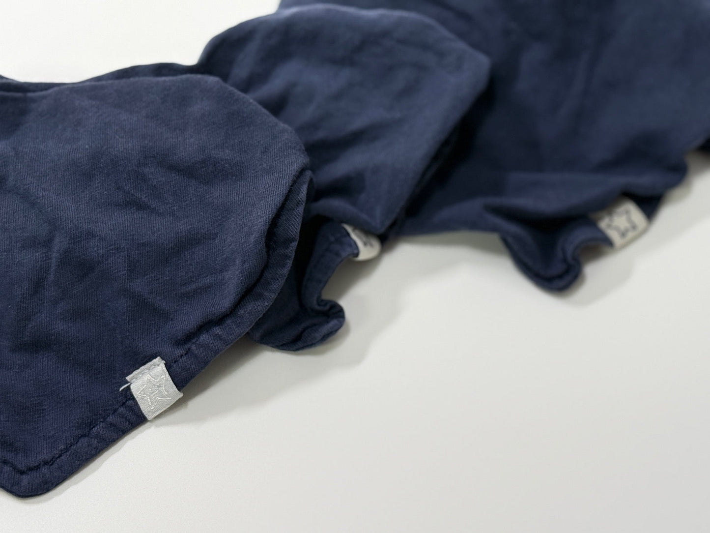 Navy Blue Bandana Bibs Set 0/S