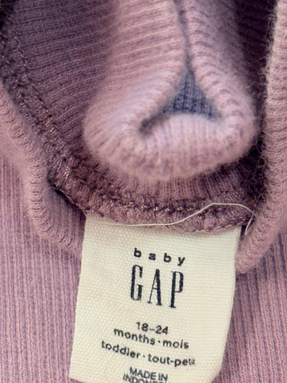 Baby Gap Purple Mock Neck Top 18-24M