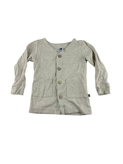 Little & Lively Oatmeal Cardigan 6-12M
