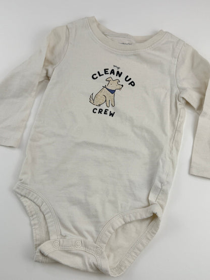 Carter's Clean Up Crew Dog Bodysuit 12M
