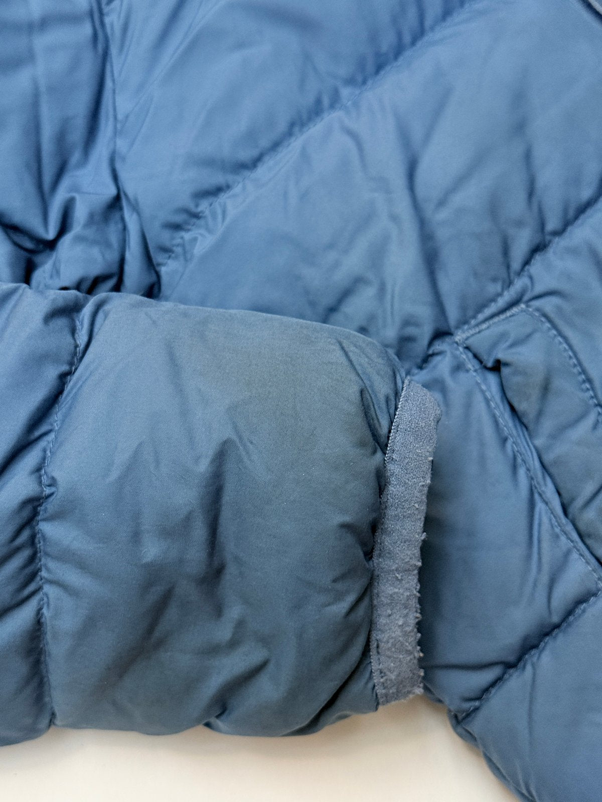 Mountain Equipment Co-op Down Blue Hooded Puffer Jacket Size 4