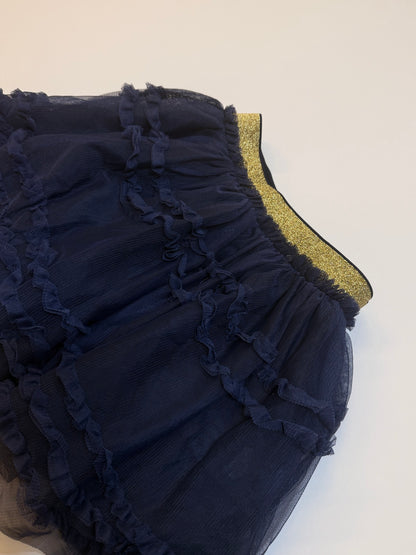 Mini Boden Navy Ruffle Tutu Skirt 3-4Y