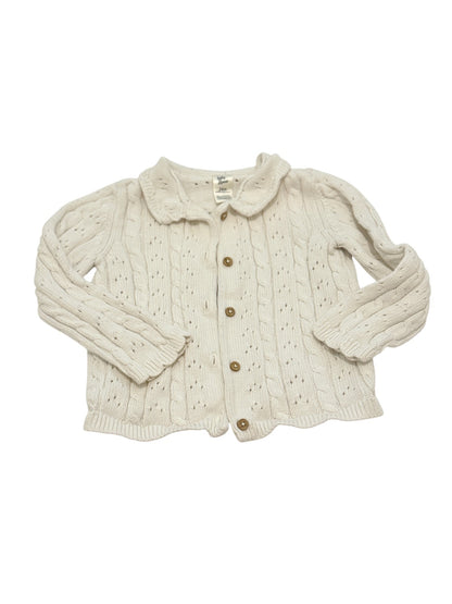 Baby B'gosh Cream Cable Knit Cardigan 24M