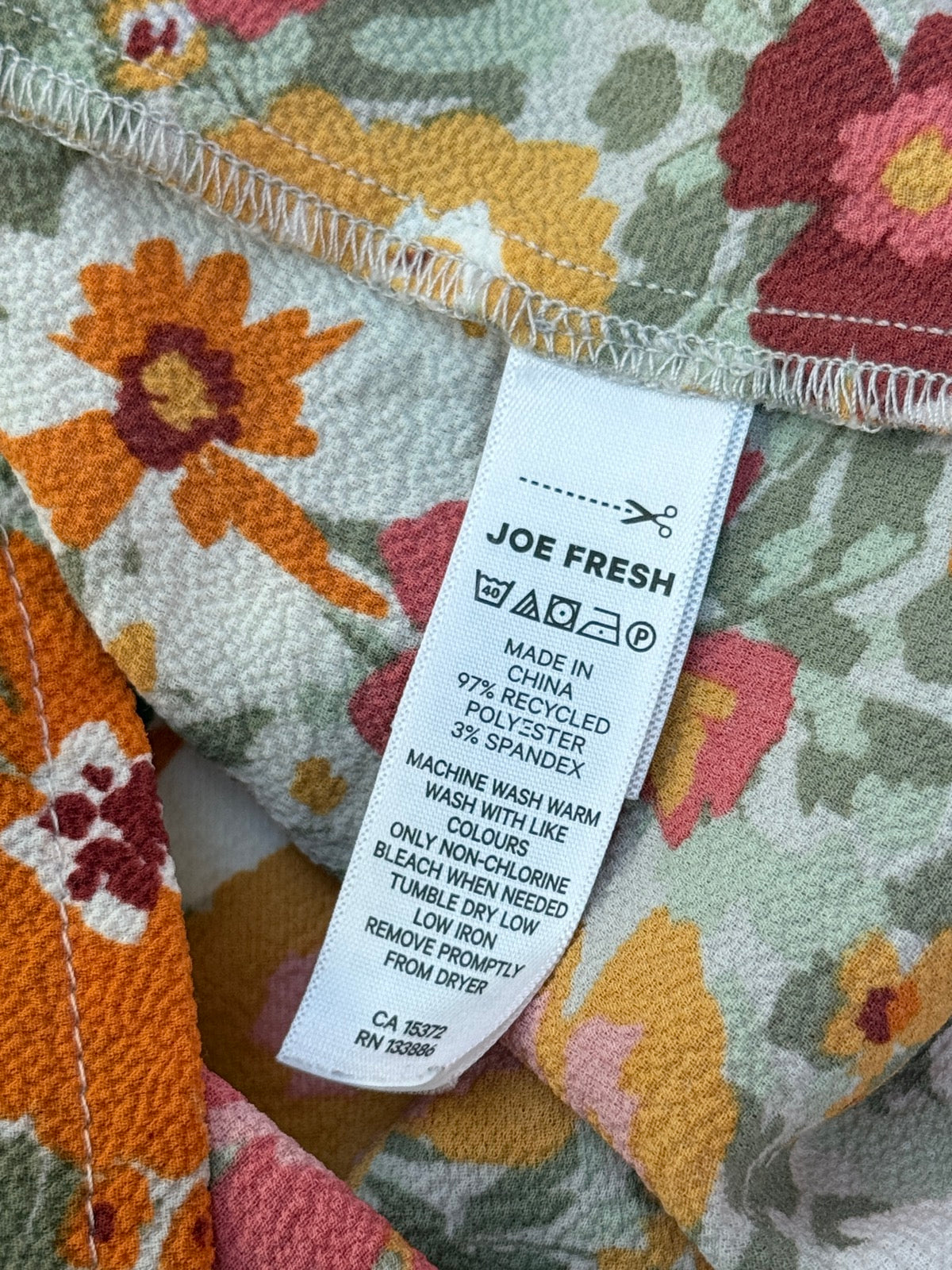 Joe Fresh Jillian Harrison Floral Ruffle Dress Toddler 3