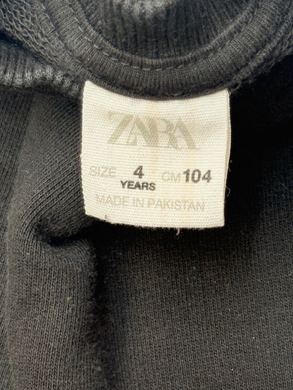 Zara Black Sweatshirt and Joggers Set 4T
