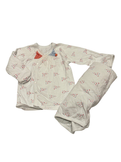 Ago Bang Cotton Triangle Print Wrap and Blanket Set 3-6m